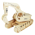 3D Wooden puzzle -- Excavator