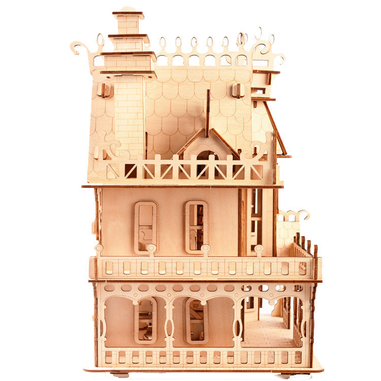 3D Wooden Doll House Puzzle