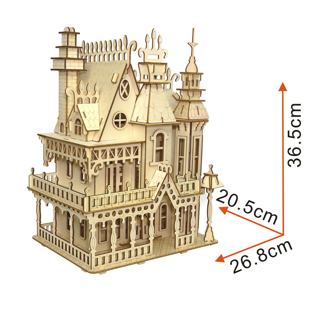 3D Wooden Doll House Puzzle