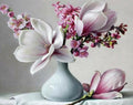 Painting by numbers-Magnolia Flower