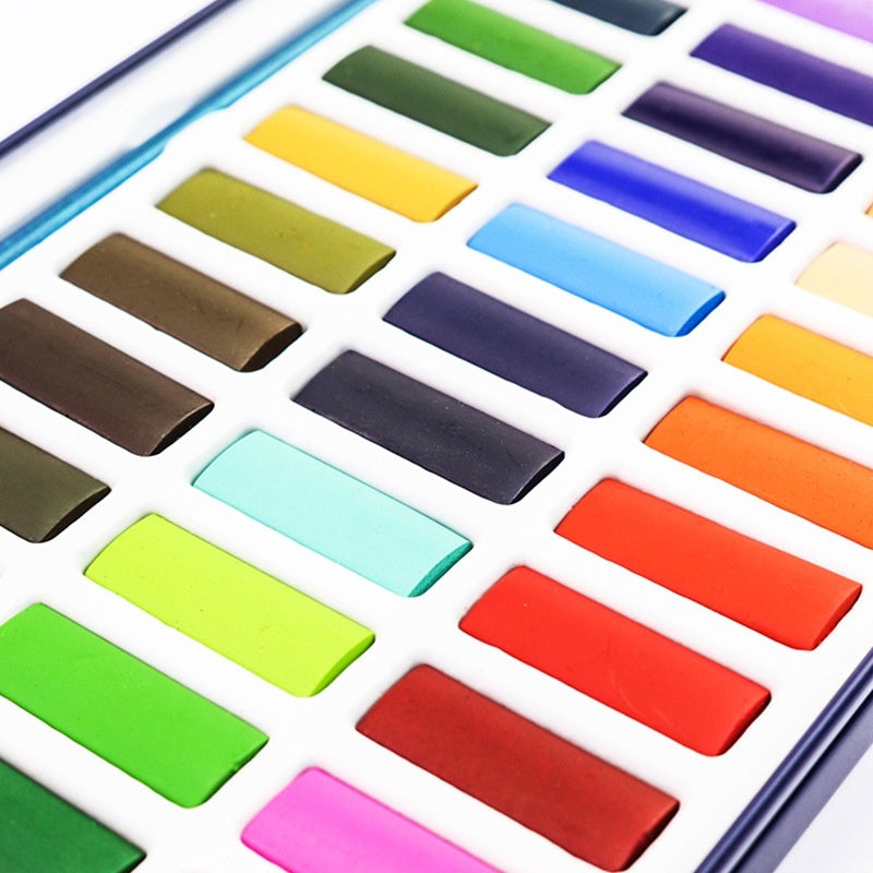 Solid Watercolor Paint Set for Students