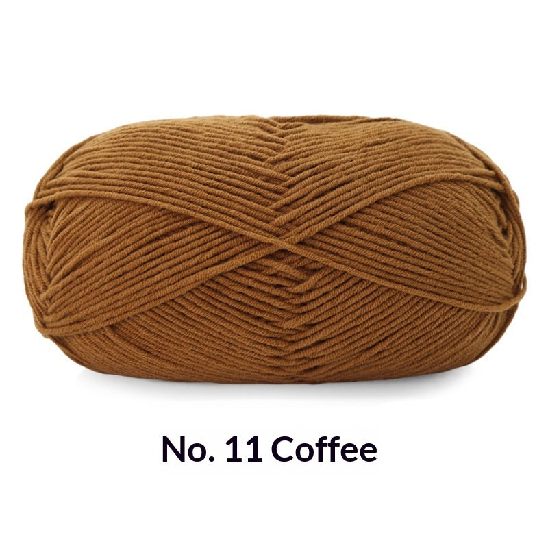 Five Strands Milk Cotton Ball of Yarn