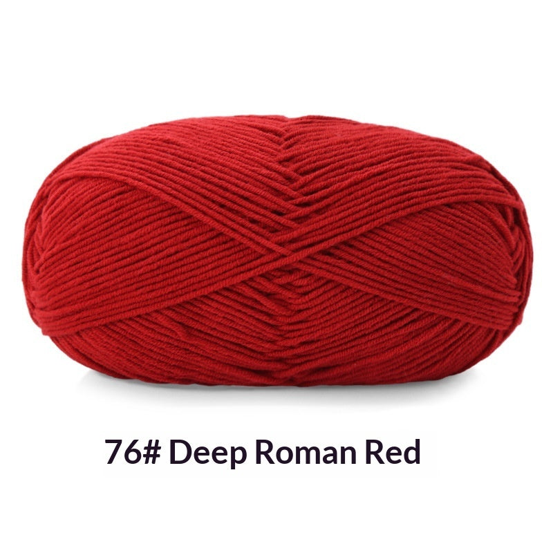 Five Strands Milk Cotton Ball of Yarn