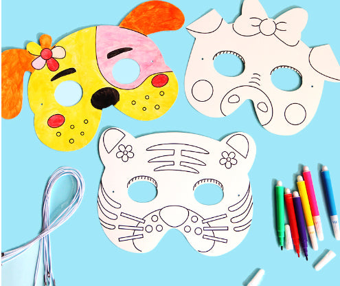 Hand Drawn Child's Paper Mask