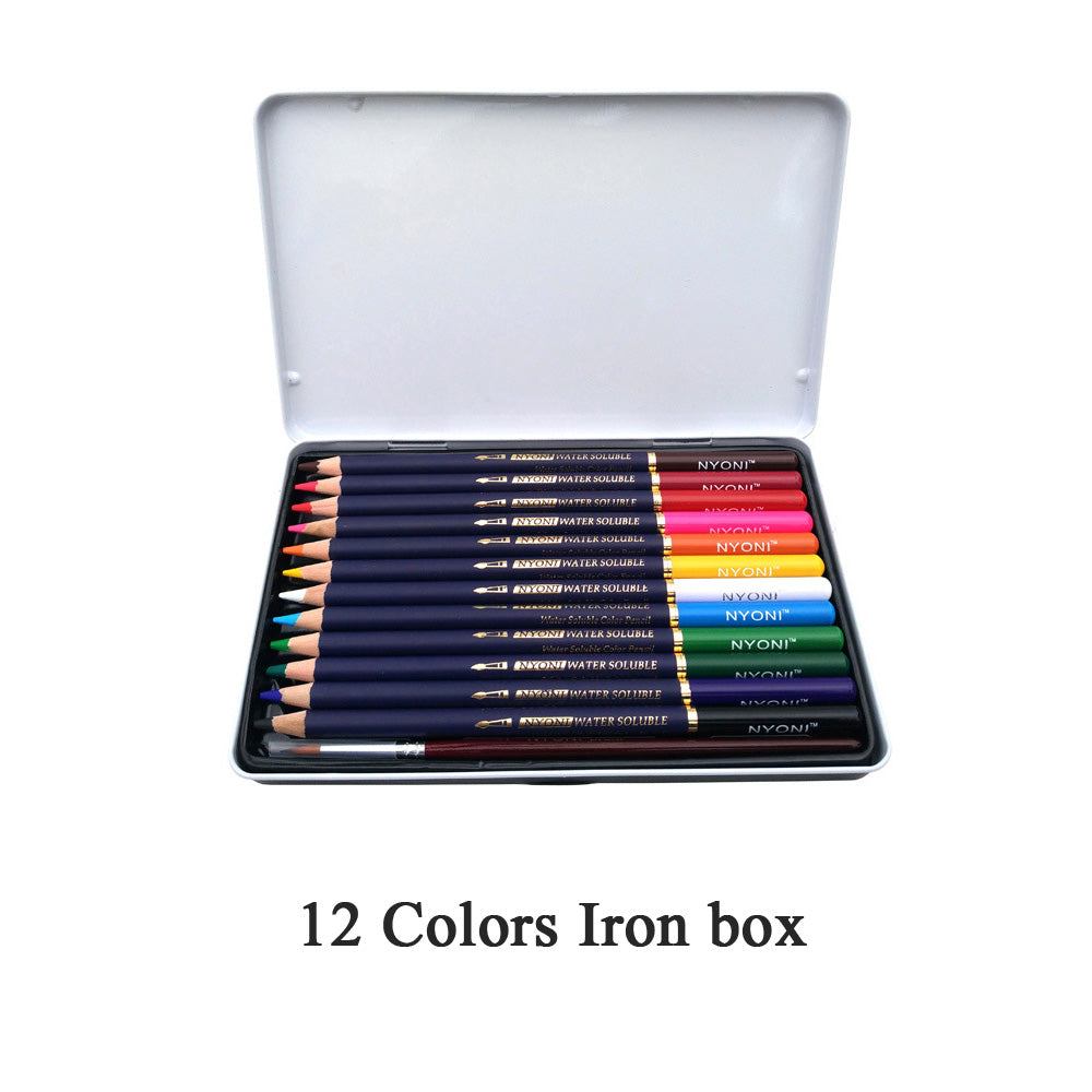 Water Soluble Colored Pencil Set
