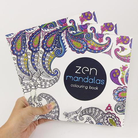Adult Coloring Book - Mandalas