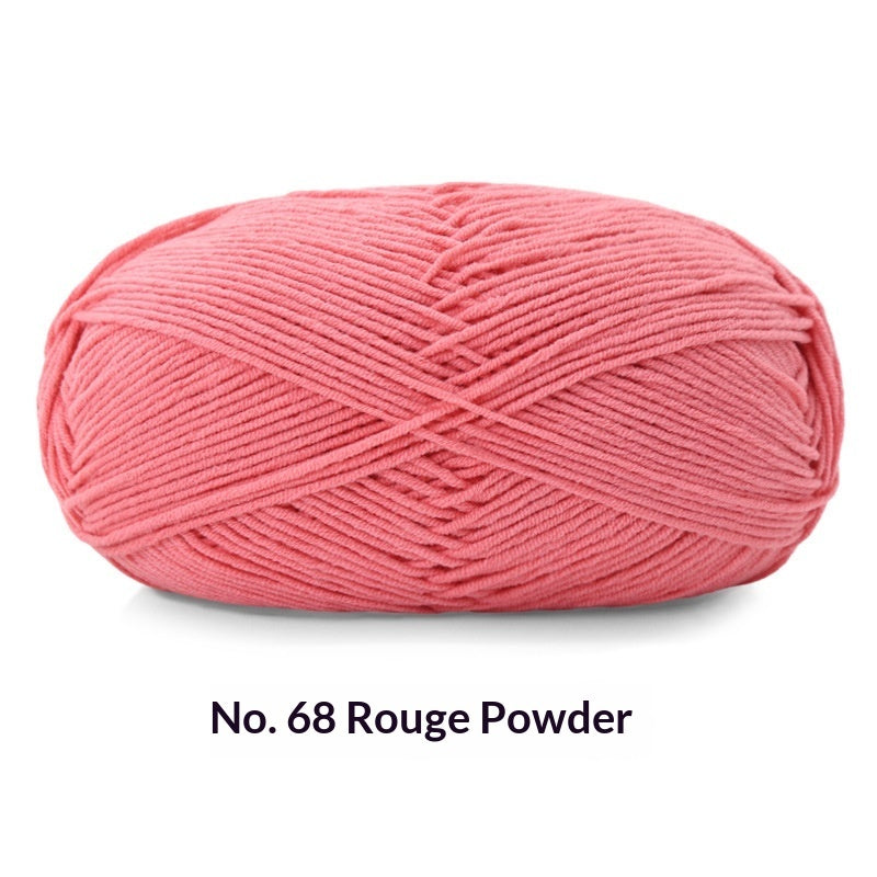 Five Strands Milk Cotton Ball of Yarn