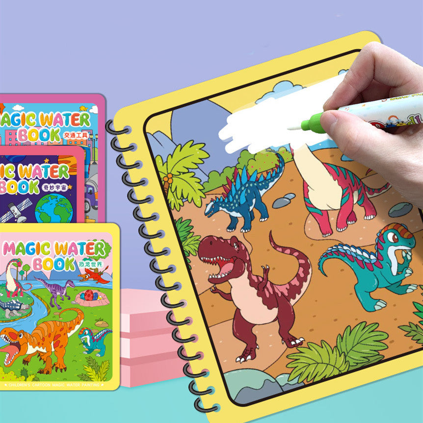 Water Painting Book with Water Pen for Children