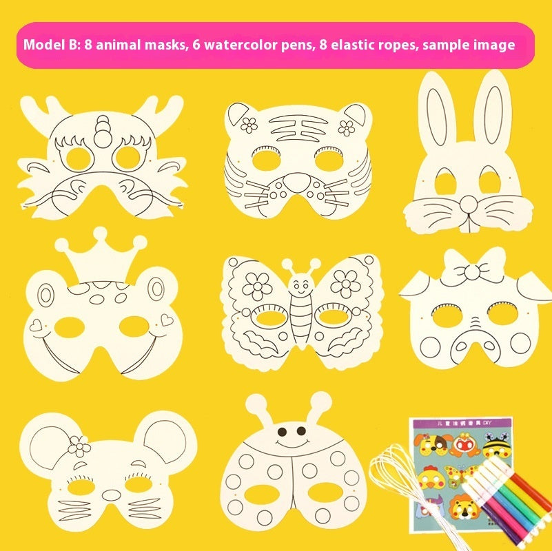 Hand Drawn Child's Paper Mask